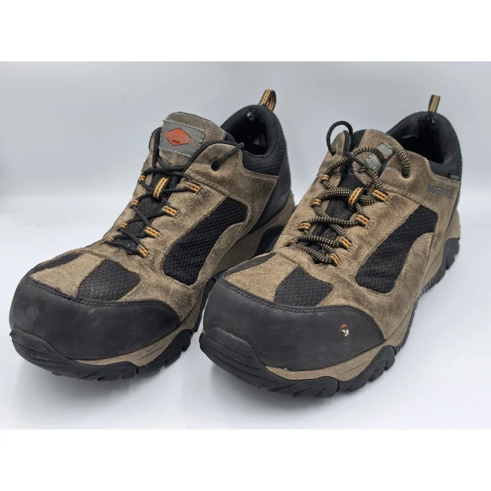 Merrell Men’s Moab Onset Waterproof Composite Toe Sneakers Boots Size 11.5 Wide